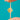 Reverse of the Pearl and Turquoise flower pin