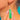 Stylish Art Deco 9ct Gold Carved Jade Drop Earrings, Jade drop close-up worn for scale