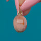Georgian 9ct Gold Faceted Agate Orb Pendant