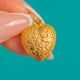 Buttery 9ct Gold Puffy Heart Pendant