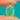 Dainty 9ct Gold Emerald Diamond Cluster Charm