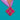 Antique Hot Pink Paste Flower Charm, Silver & 9ct Gold