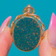 English 9ct Gold Bloodstone & Carnelian Swivel Fob, 9.8g