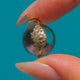 Antique Floral Pools of Light Charm, Silver & 9ct Gold