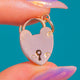 Antique 9ct Gold Padlock Pendant