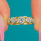 18ct Gold Five-Stone Diamond Ring, 1.05ct