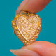 Antique Solid 9ct Gold Heart Locket, Hallmarked 1918