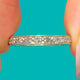 Art Deco Platinum Diamond Eternity Ring, 0.50ct Diamonds