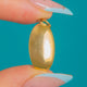 Antique 9ct Gold Oval Pendant