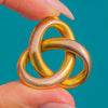 Chunky Victorian 18ct Gold Celtic Knot Pendant
