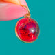 Antique 9ct Gold Garnet Cabochon Pendant, 9.30ct Garnet