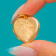 Antique 9ct Gold Engraved Puffy Heart Locket