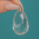 Art Deco Silver Rock Crystal Pendant, 37.00ct