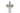 Vintage Sterling Silver and Turquoise Cross Pendant
